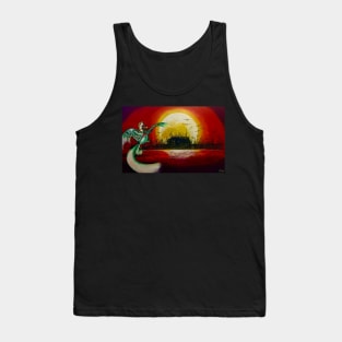 Oriental Sunset Tank Top